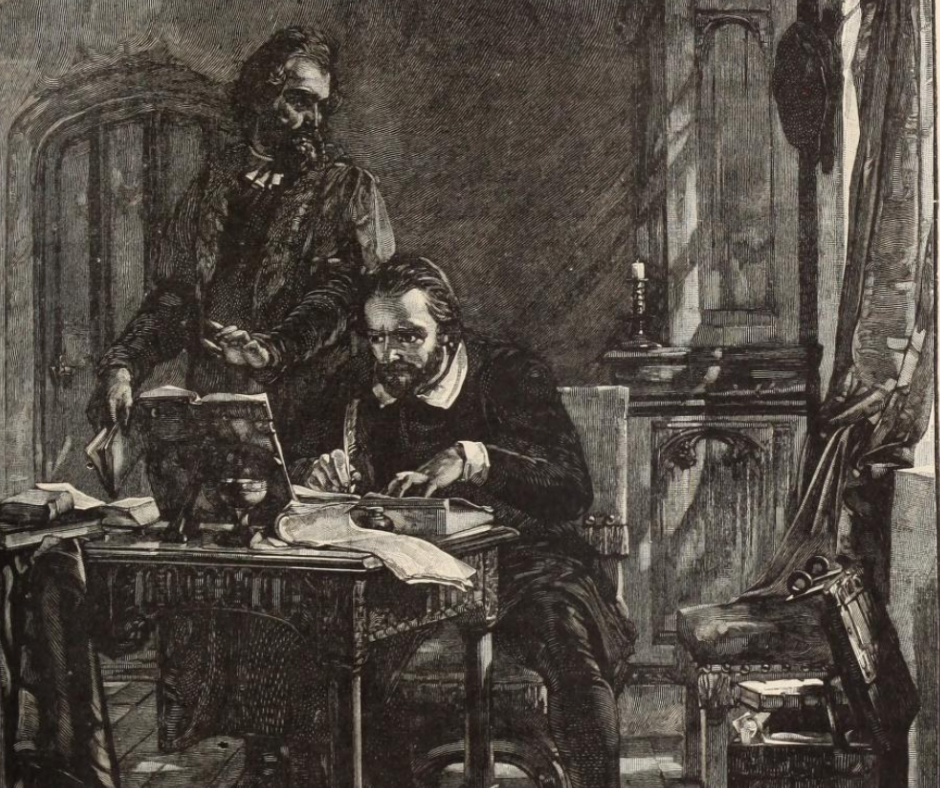 William Tyndale writing